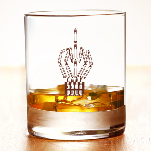 Whiskey Glass - Bullet Bird - 2 Monkey Trading LLC