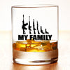 Whiskey Glass - My Family Guns - 2 Monkey Trading LLC