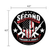 Second Amendment Freedom & Liberty Decal