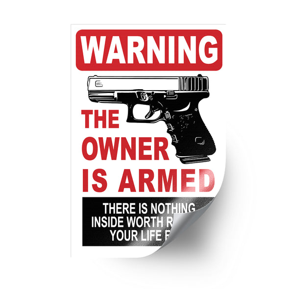 Owner Is Armed Decal