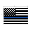 Thin Blue Line Flag Decal