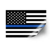 Thin Blue Line Flag Decal