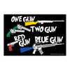 One Gun Two Gun Decal