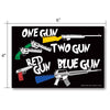 One Gun Two Gun Decal