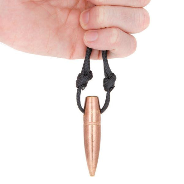 50 Caliber Sniper Paracord Necklace - Black