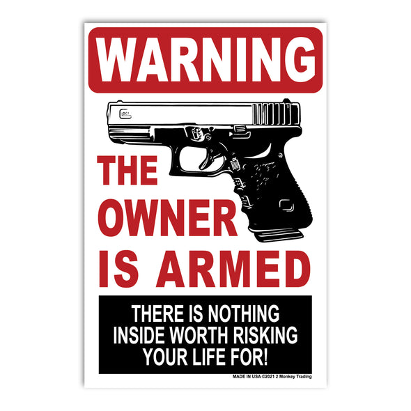 Owner Is Armed Decal