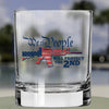 Whiskey Glass - We the People Will Protect the 2nd - 2 Monkey Trading LLC