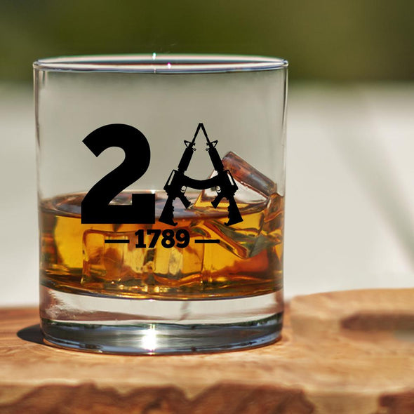 Whiskey Glass - 2A 1789 - 2 Monkey Trading LLC