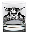 Whiskey Glass - Support Your Local Gun Shop - 2 Monkey Trading LLC