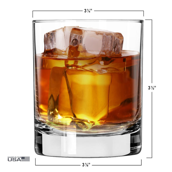 Whiskey Glass - American Flag RWB - 2 Monkey Trading LLC