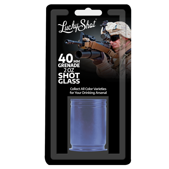 40MM Shot Glass - Blue